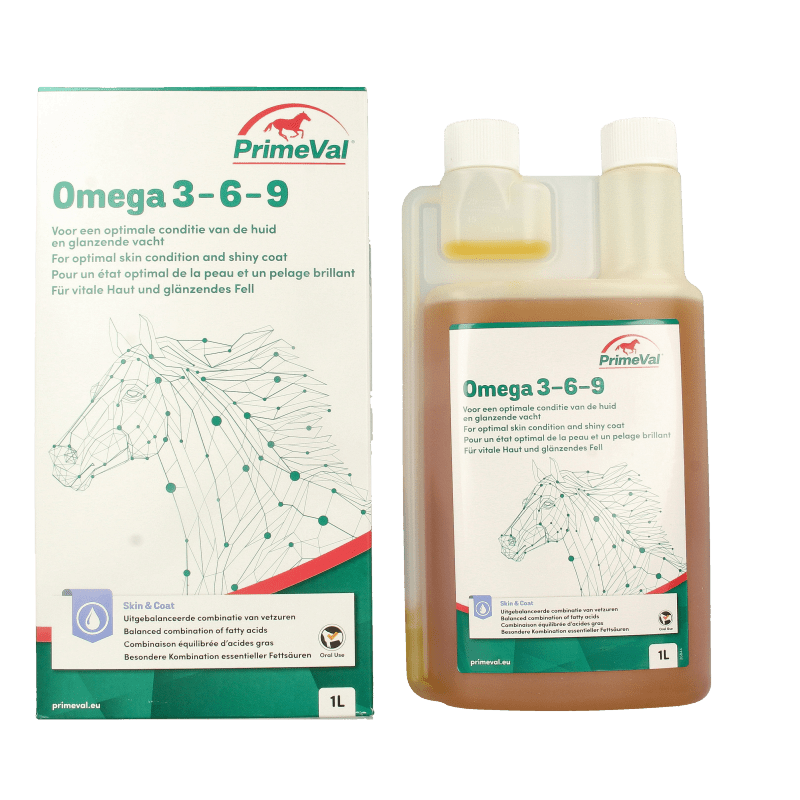 Primeval Omega 3 - 6 - 9 paard 1 Liter - DrogistWereld