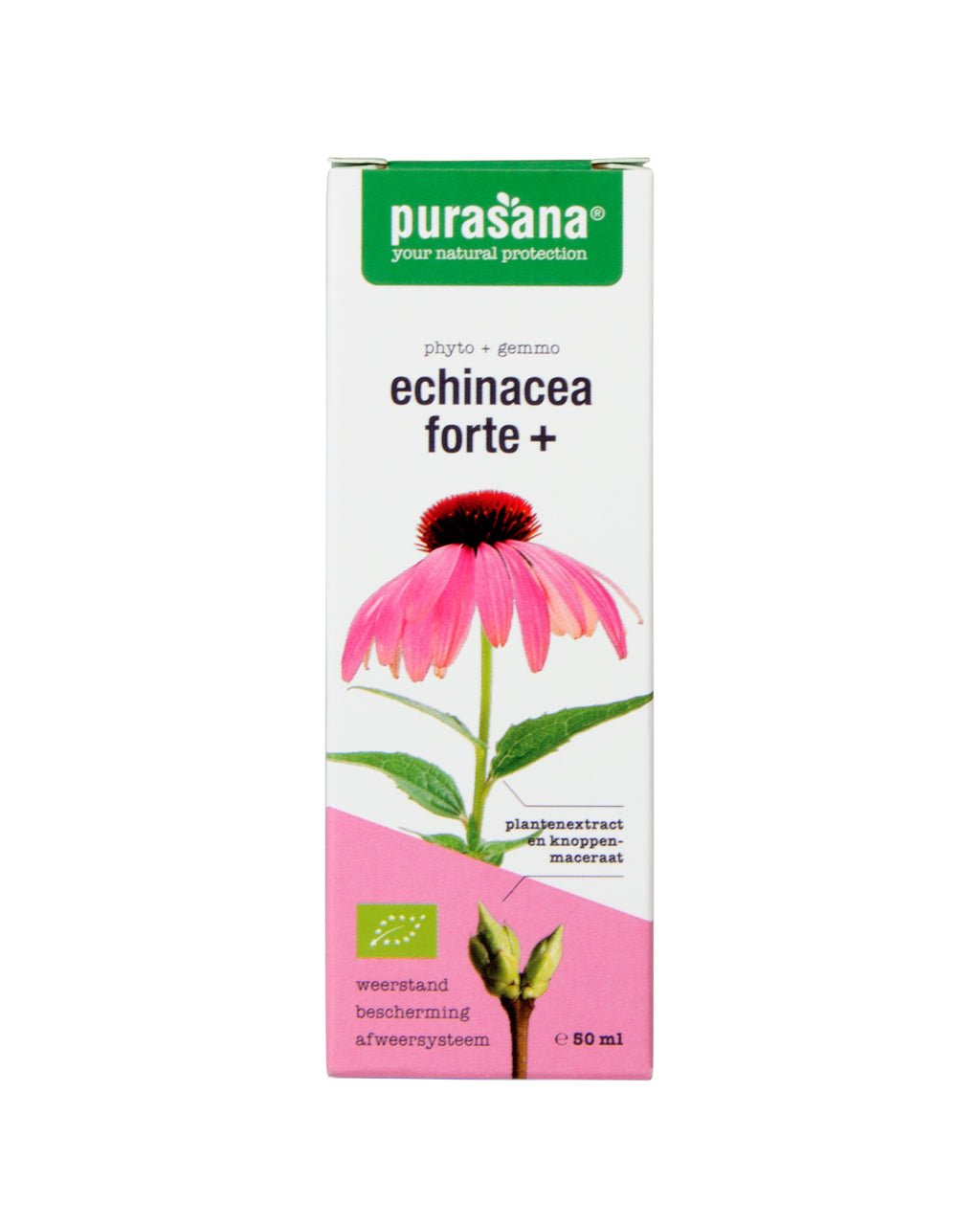 Purasana Echinacea forte + vegan bio 50 Milliliter - DrogistWereld