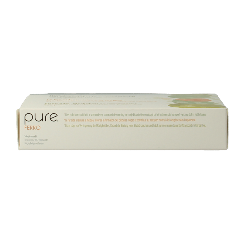 Pure Ferro 60 Tabletten - DrogistWereld