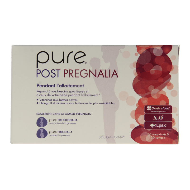 Pure Post pregnalia 30 tabletten & 30 softgels 60 Stuks - DrogistWereld