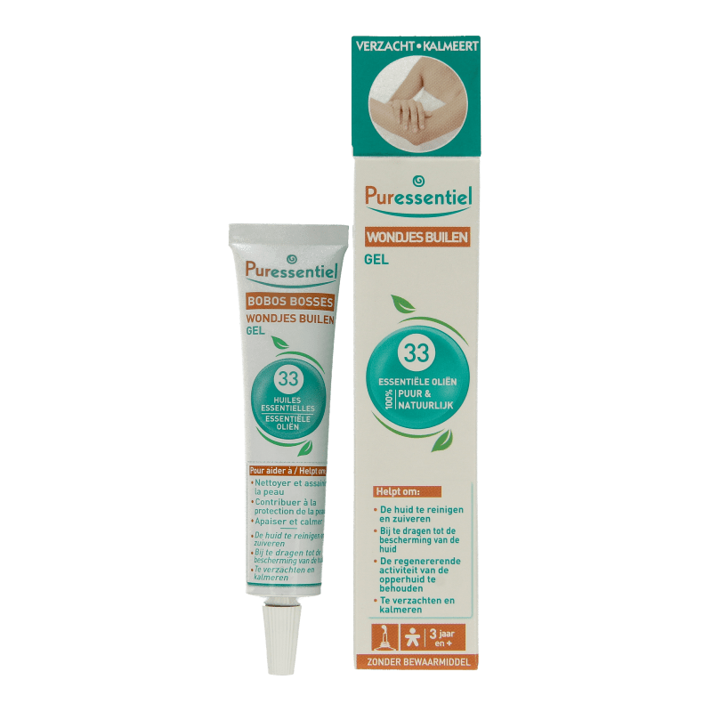 Puressentiel Wondjes en builen gel 33 essentiele olie 20 Milliliter - DrogistWereld