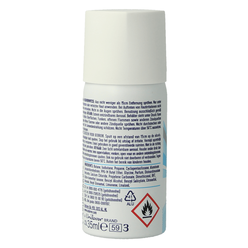 Rexona Deodorant spray cotton dry mini 35 Milliliter - DrogistWereld