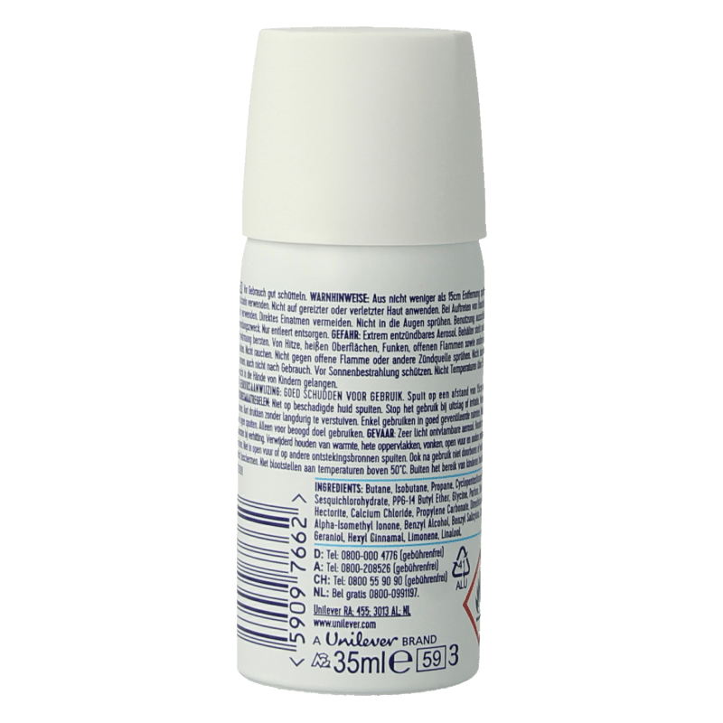 Rexona Deodorant spray cotton dry mini 35 Milliliter - DrogistWereld