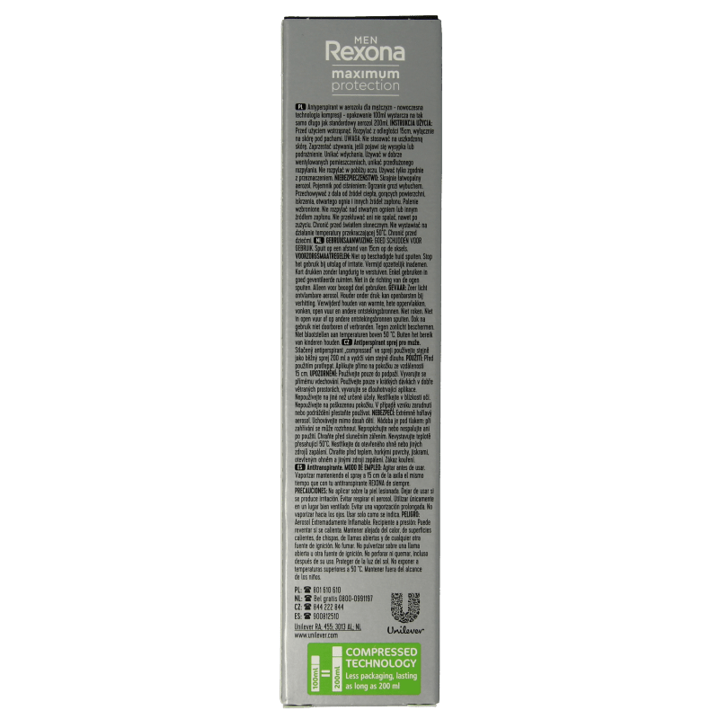 Rexona Deodorant spray men clean scent 100 Milliliter - DrogistWereld
