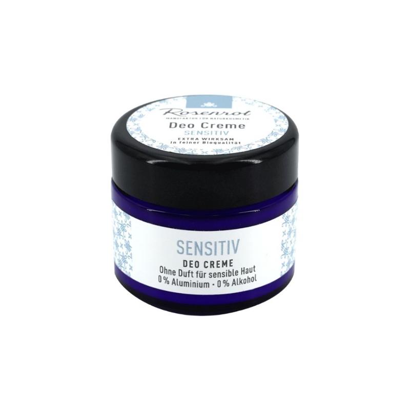Rosenrot Solid deo creme sensitive 50 Gram - DrogistWereld