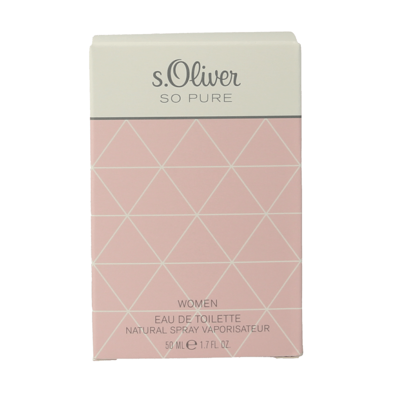 S Oliver So pure women eau de toilette 50 Milliliter - DrogistWereld