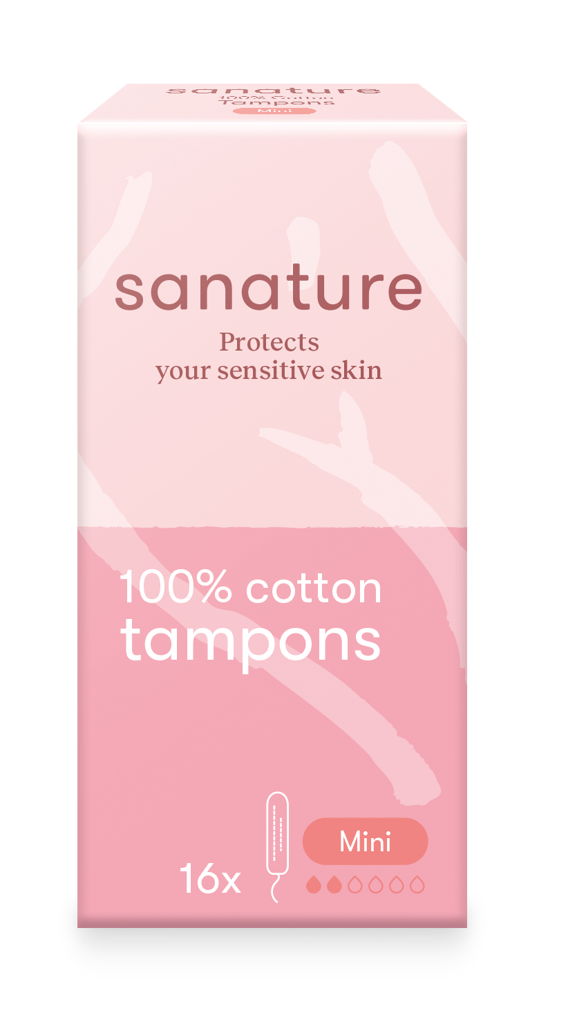 Sanature Tampons mini 16 Stuks - DrogistWereld