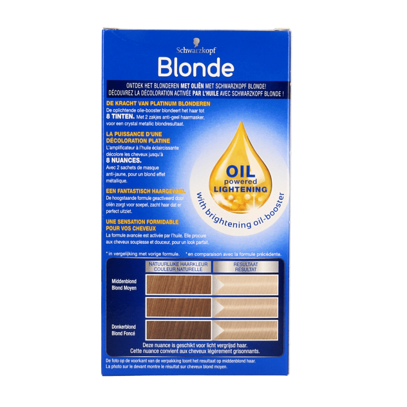 Schwarzkopf Blonde haarverf platinum blond L101 1 Set - DrogistWereld