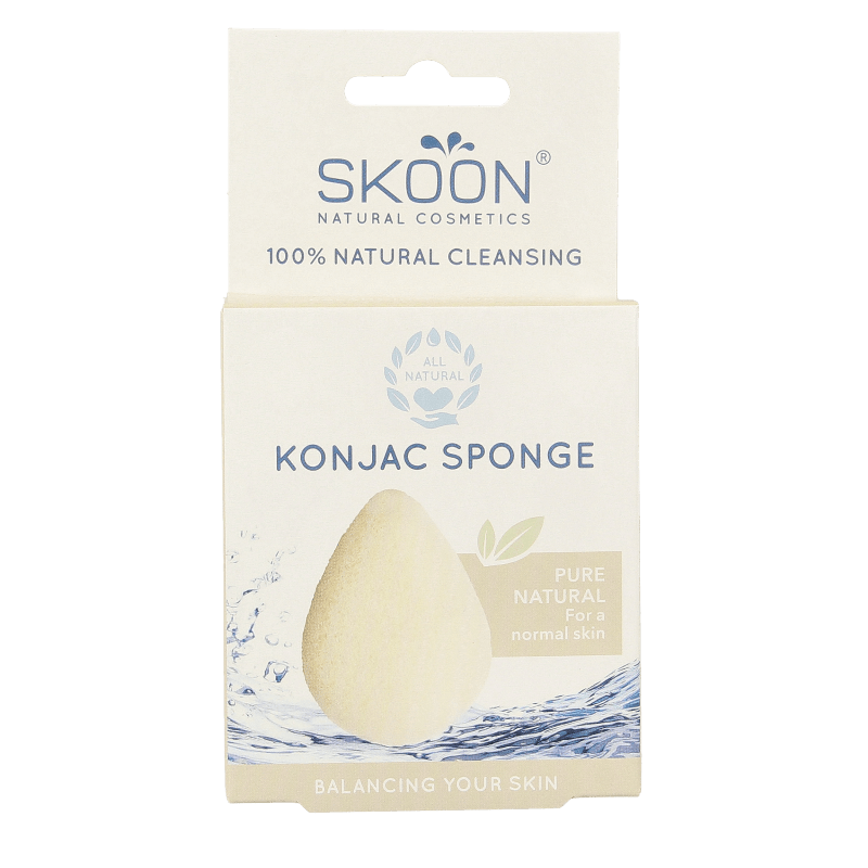 Skoon Konjac spons pure bio 1 Stuks - DrogistWereld