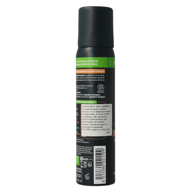 So Bio Etic For men deospray ceder 100 Milliliter - DrogistWereld