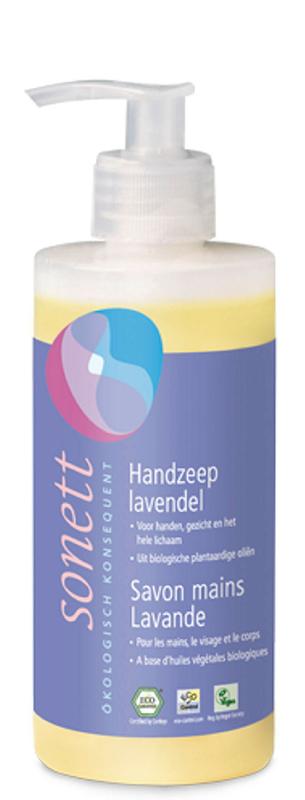 Sonett Handzeep lavendel vloeibaar 300 Milliliter - DrogistWereld