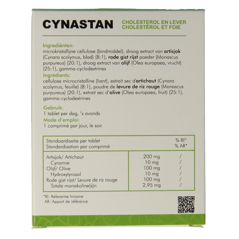 SoriaBel Cynastan CT 60 Tabletten - DrogistWereld