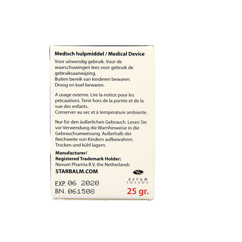 Star balm Wit 25 Gram - DrogistWereld