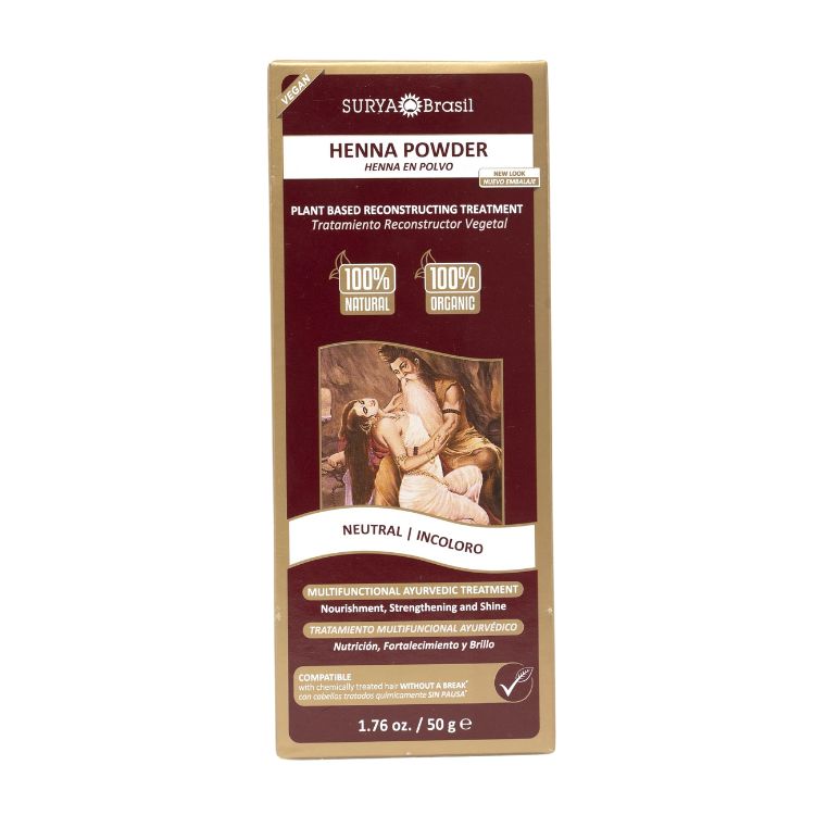 Surya Brasil Henna haarverf poeder neutraal 50 Gram - DrogistWereld