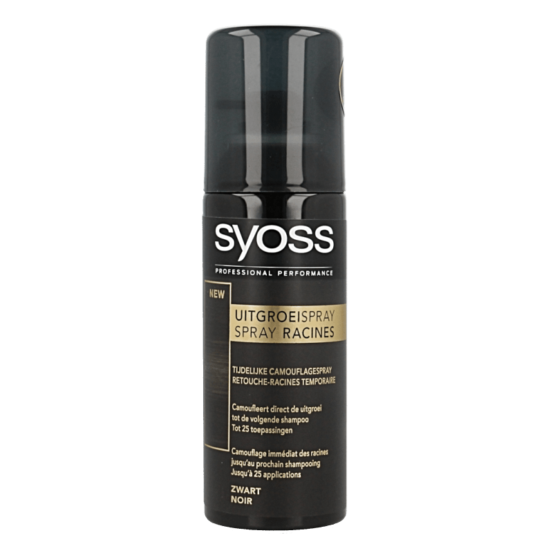 Syoss Uitgroeispray zwart 120 Milliliter - DrogistWereld