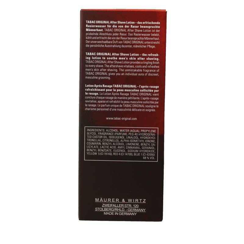 Tabac Original after shave lotion natural spray 100 Milliliter - DrogistWereld