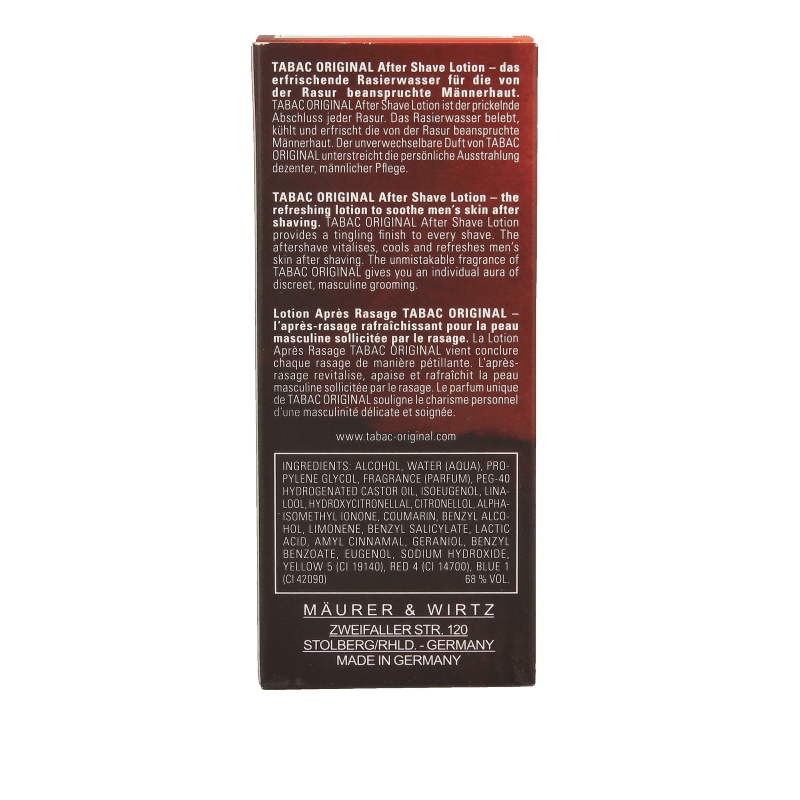 Tabac Original after shave lotion natural spray 50 Milliliter - DrogistWereld