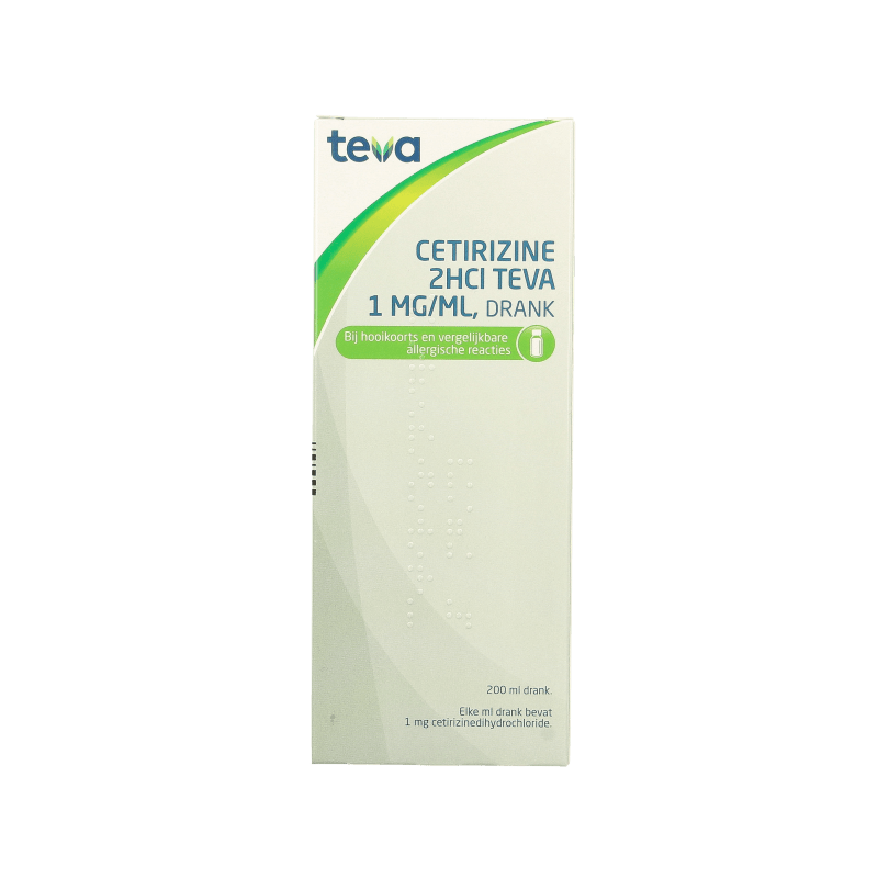 Teva Cetirizine 2HCl 1mg/ml 200 Milliliter - DrogistWereld
