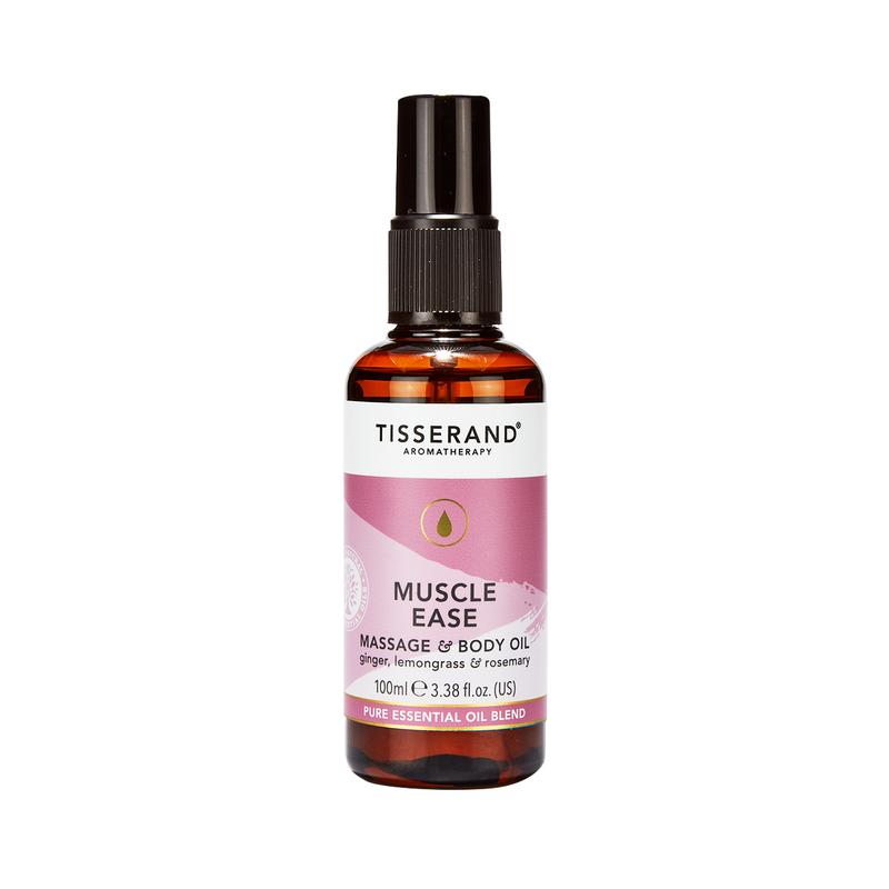Tisserand Massage & body olie muscle ease 100 Milliliter - DrogistWereld