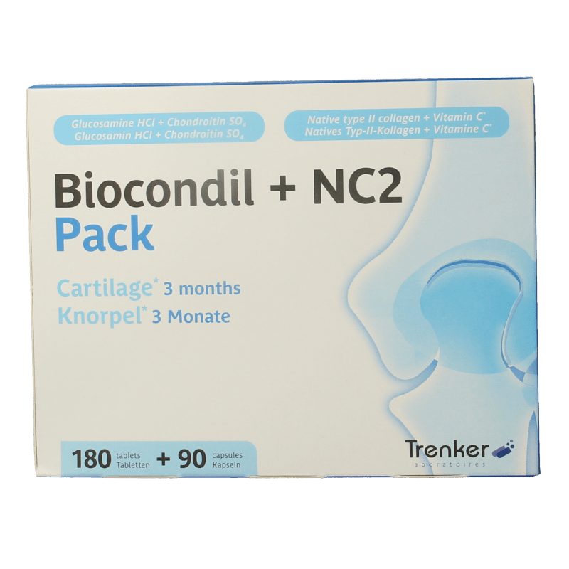 Trenker Biocondil 180 tabs + NC2 90 caps pack 1 Set - DrogistWereld