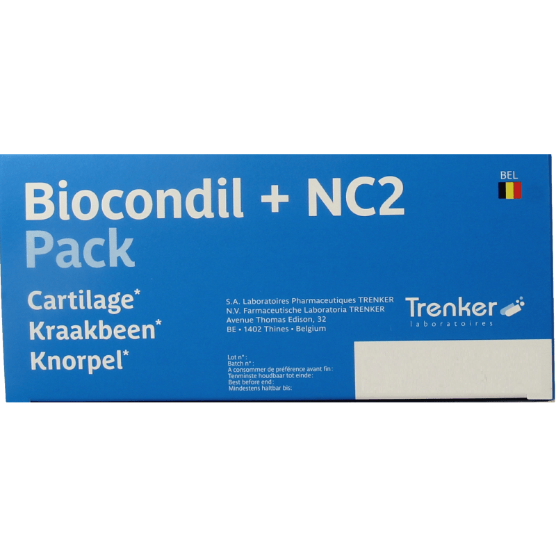 Trenker Biocondil 180 tabs + NC2 90 caps pack 1 Set - DrogistWereld
