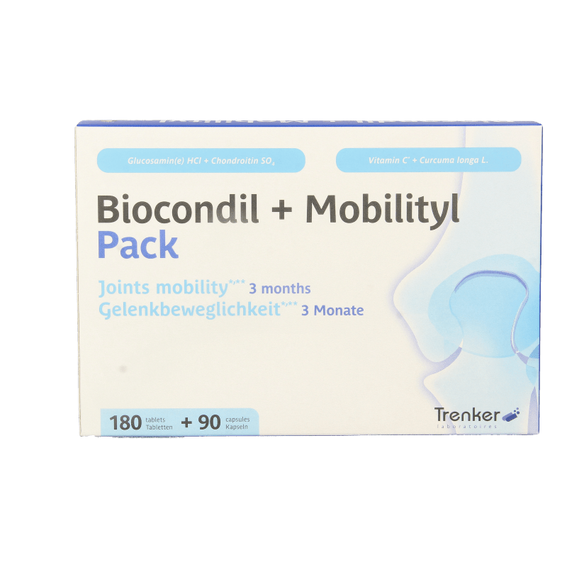 Trenker Duopack Biocondil 180 tabs + Mobilityl 90 caps (NF 1 Set - DrogistWereld