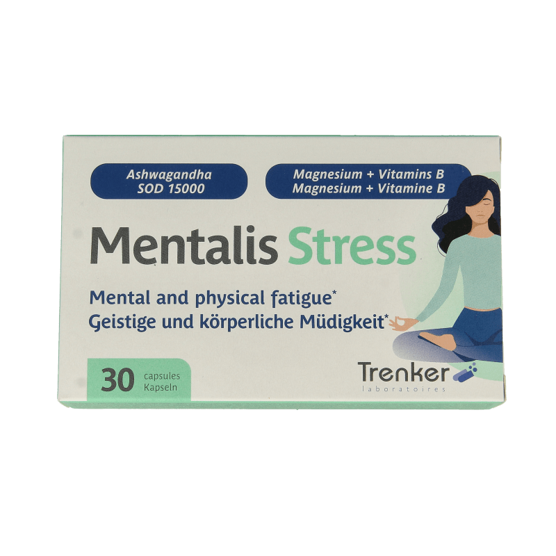 Trenker Mentalis stress 30 Capsules - DrogistWereld