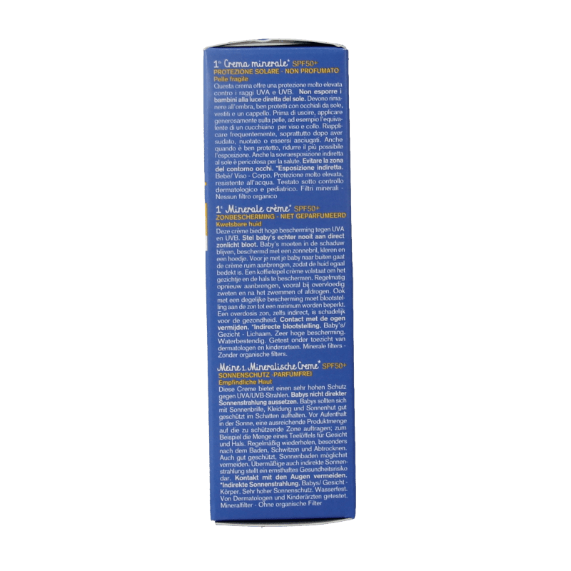 Uriage Bebe 1ere creme minerale SPF50 50 Milliliter - DrogistWereld