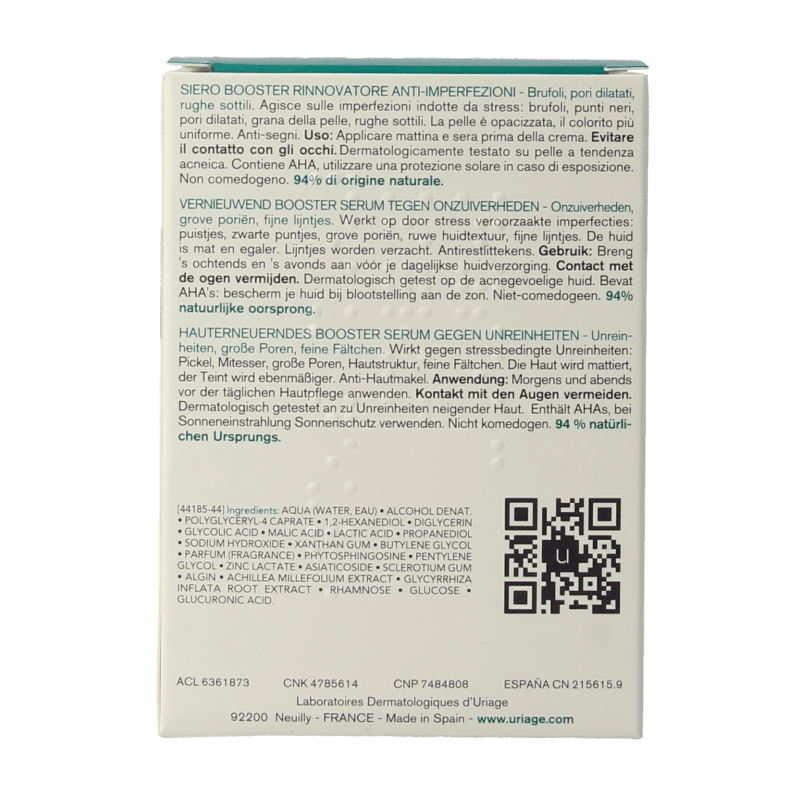 Uriage Hyseac serum onzuiverheden 40 Milliliter - DrogistWereld