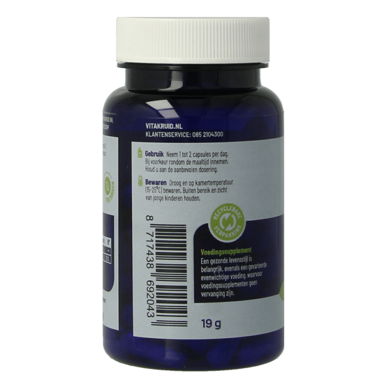 Vitakruid Lactoferrine 150 mg minimaal 95% puur + Vitamine C 60 Vegetarische capsules - DrogistWereld