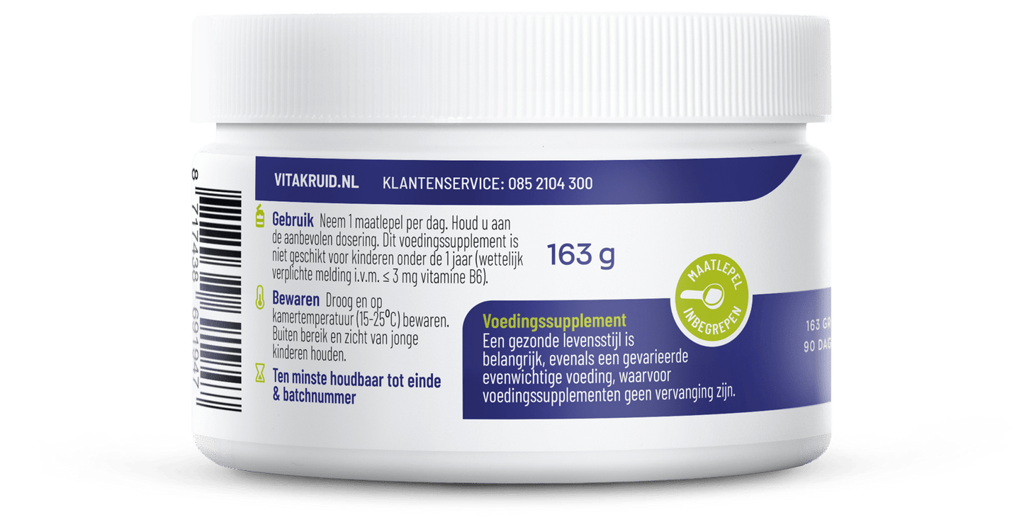 Vitakruid Multi Basis Vegan poeder met natuurlijke vormen 163 Gram - DrogistWereld