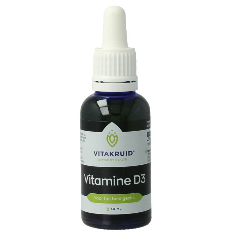 Vitakruid Vitamine D3 druppels 5 mcg / 200 IE per druppel 30 Milliliter - DrogistWereld