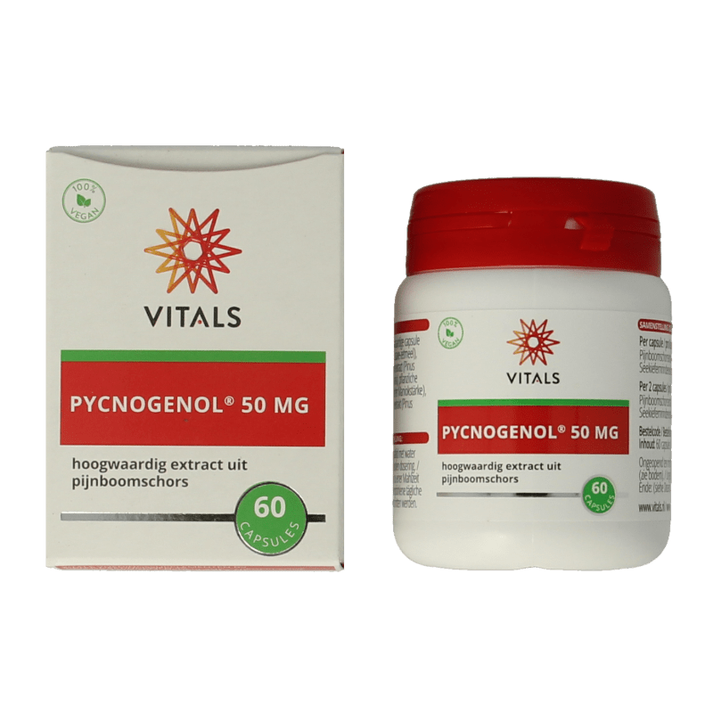 Vitals Pycnogenol 60 Capsules - DrogistWereld