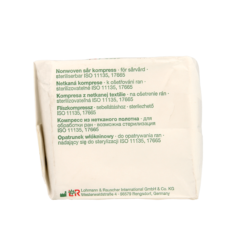 Vliwasoft Vlieskompres 10 x 10cm 4 - laags 100 Stuks - DrogistWereld