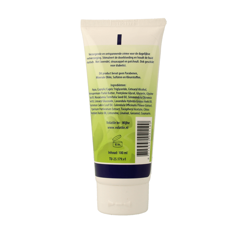 Volatile Voetencreme ontspannend 100 Milliliter - DrogistWereld