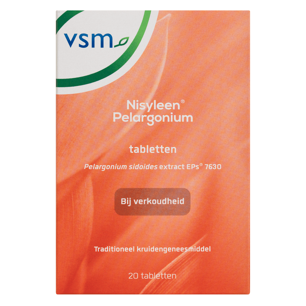 VSM Nisyleen pelargonium 20 Tabletten - DrogistWereld