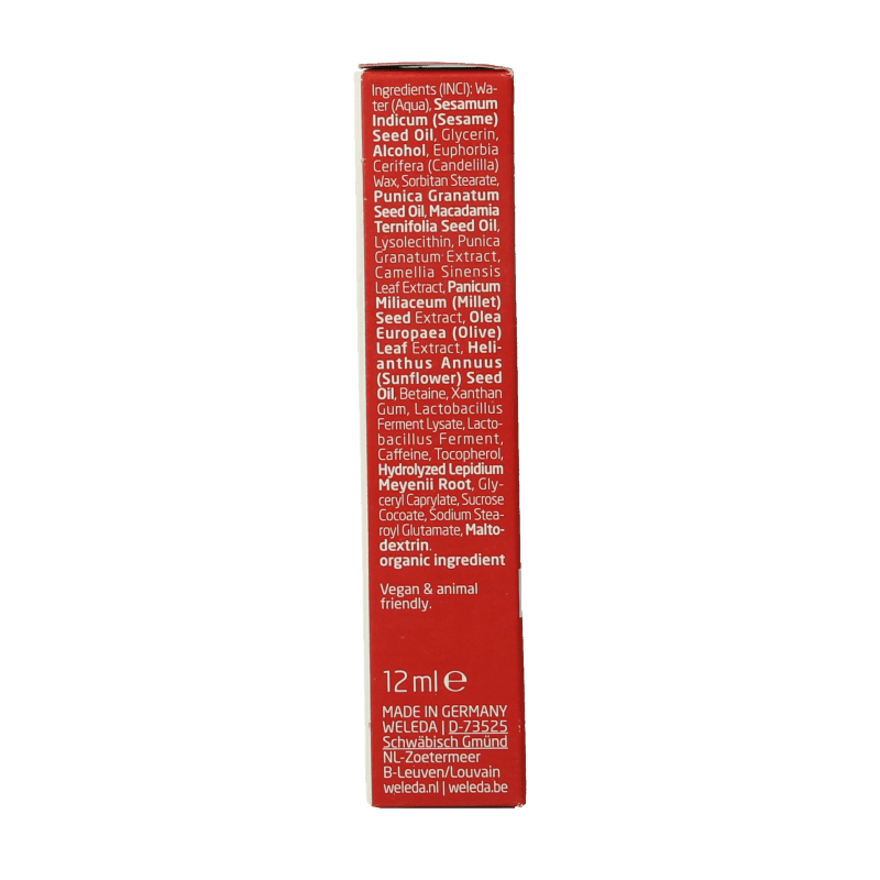Weleda Granaatappel & maca verstevigende oogcontourcreme 12 Milliliter - DrogistWereld