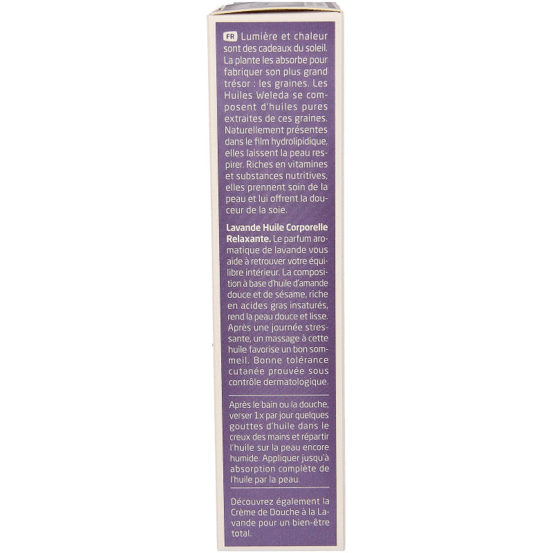 Weleda Lavendel ontspannende body olie 100 Milliliter - DrogistWereld