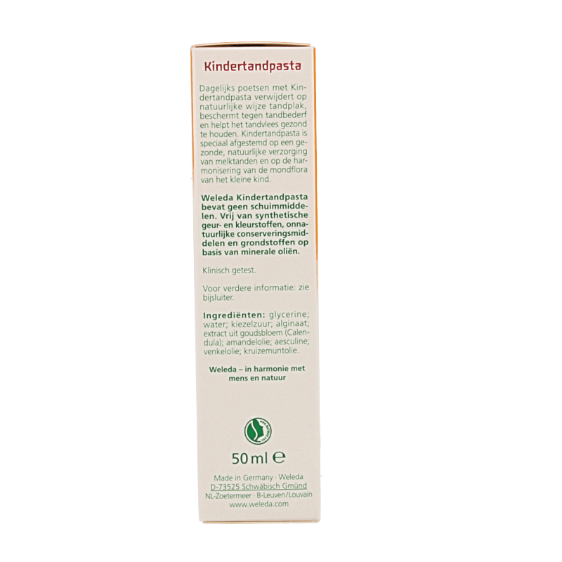 Weleda Oral care kinder tandpasta 50 Milliliter - DrogistWereld