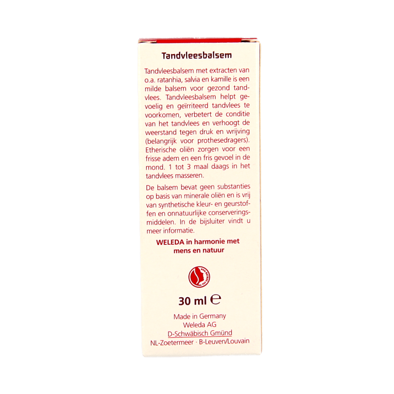 Weleda Oral care tandvlees balsem 30 Milliliter - DrogistWereld