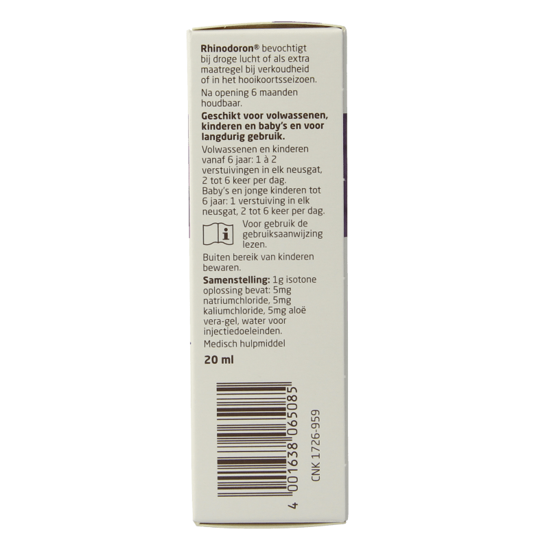 Weleda Rhinodoron neusspray 20 Milliliter - DrogistWereld