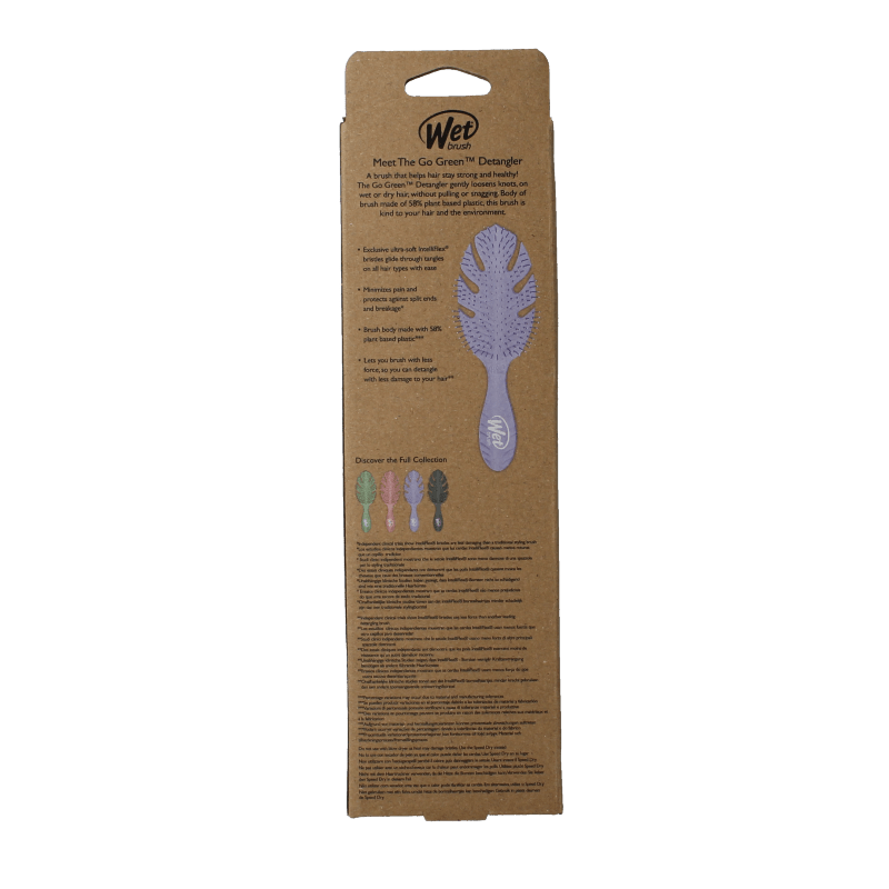 Wet Brush Go green detangler lavender 1 Stuks - DrogistWereld