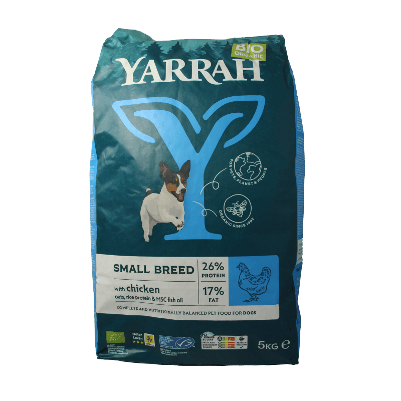 Yarrah Adult hondenvoer met kip bio MSC 5000 Gram - DrogistWereld