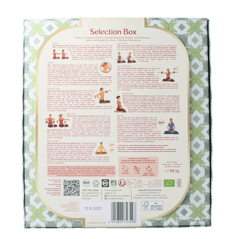 Yogi Tea Selection box bio 45 Zakjes - DrogistWereld