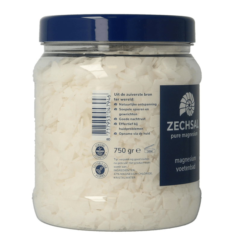 Zechsal Magnesium voetbadzout 750 Gram - DrogistWereld