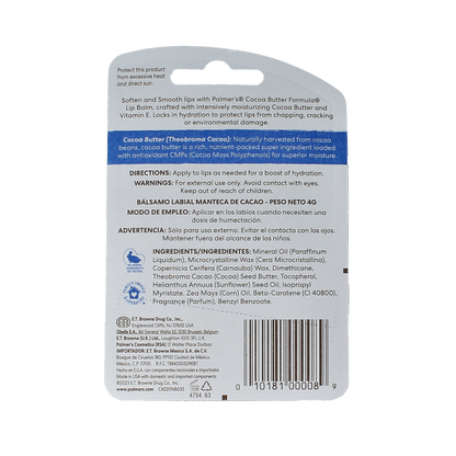 Palmers Cocoa butter lipbalm 4 Gram