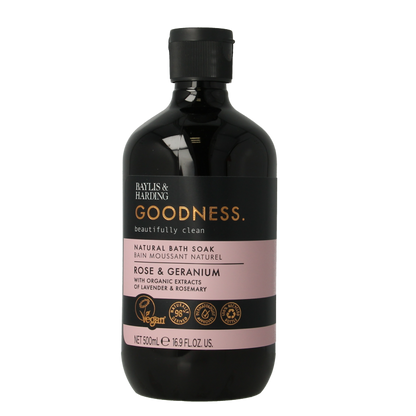 Baylis & Harding Bath soak goodness rose & geranium 500 Milliliter