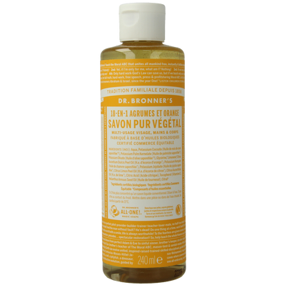 Dr Bronners Liquid soap citrus 240 Milligram