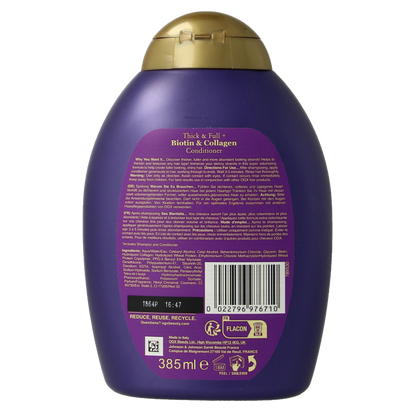 OGX Thick & full biotin & collagen conditioner bio 385 Milliliter