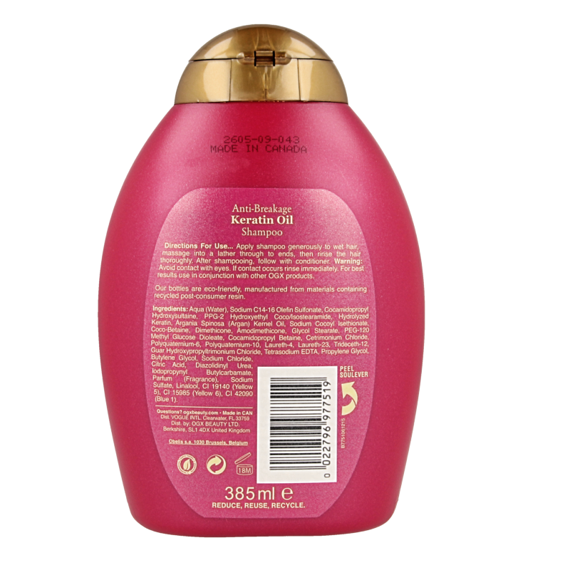 OGX Anti breakage keratin oil shampoo 385 Milliliter